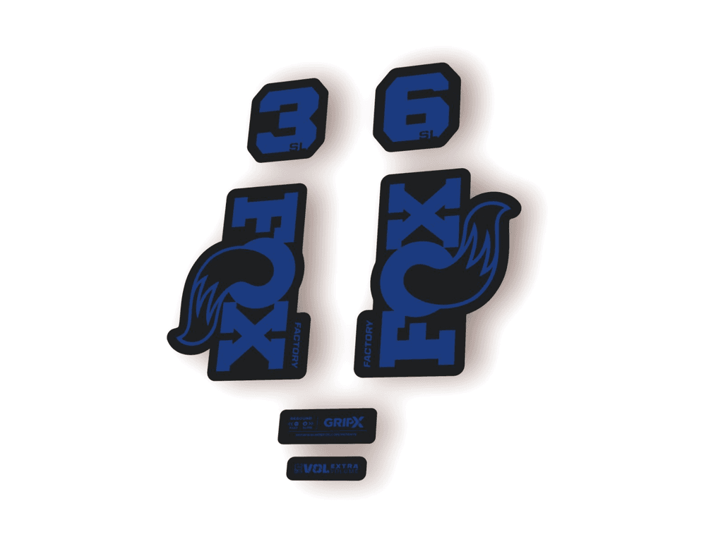 FOX 36 SL Factory 2026 Fork Decal Suspension Sticker Adhesive Dark Blue - 1