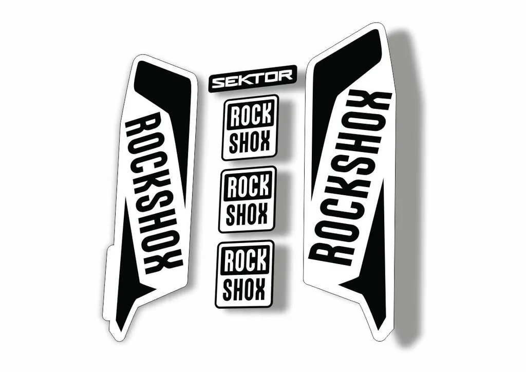 Rock Shox SEKTOR 2016 Fork Decal Mountain Bike Cycling Sticker Adhesive Black - 1