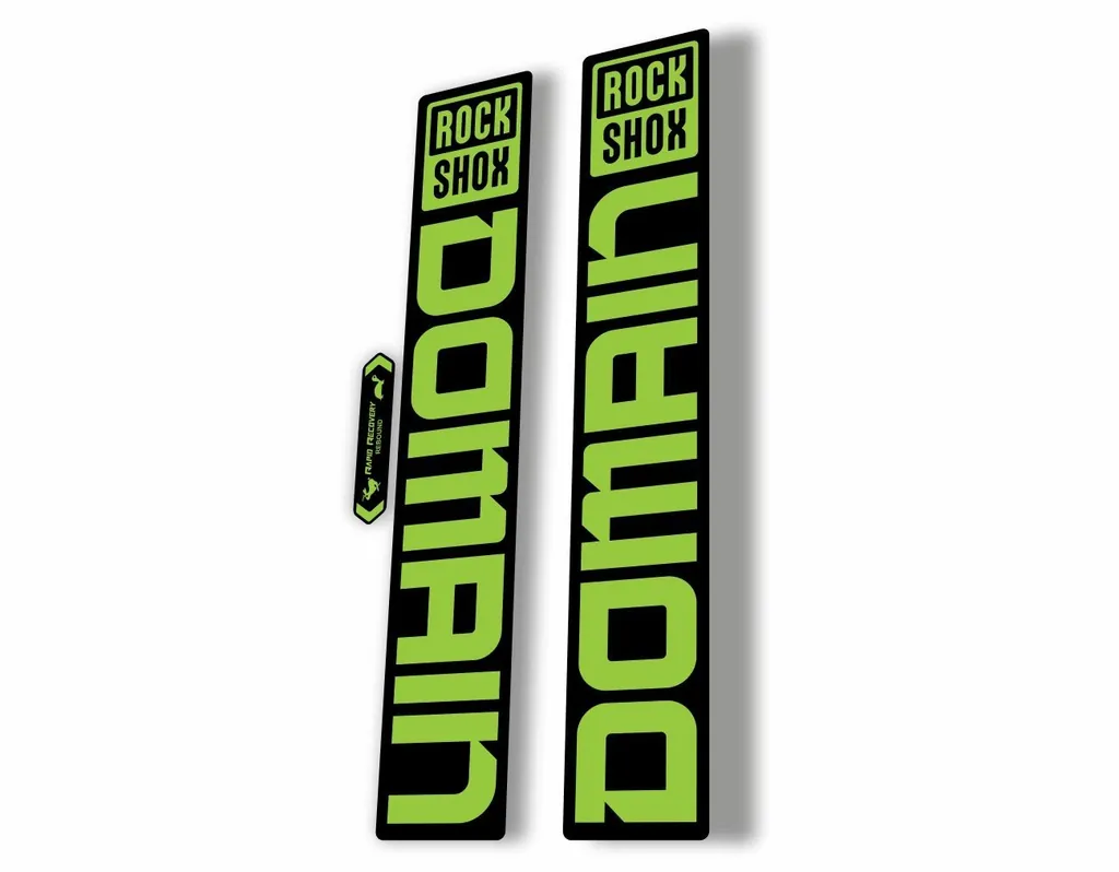 Rock Shox DOMAIN 2022 Mountain Bike Cycling Decal Sticker Adhesive Green - 1