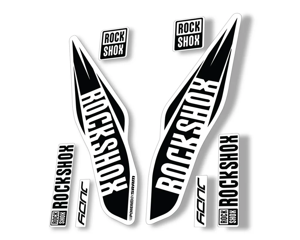 Rock Shox Judy 2017 Fork Decal Bike Cycling Sticker Adhesive Black - 1
