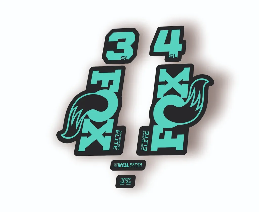 FOX 34 SL Elite Performance 2026 Fork Factory Decal Sticker Adhesive Dolphin - 1