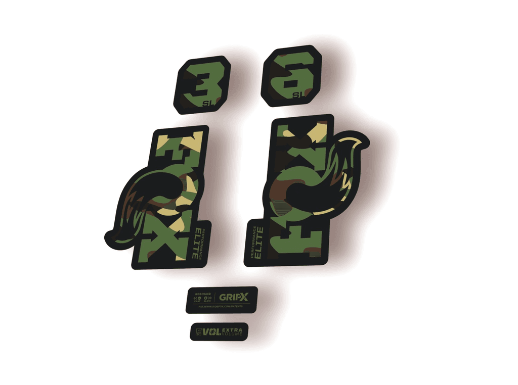 FOX 36 SL Elite 2026 Fork Factory Suspension Decal Sticker Adhesive Camo - 1