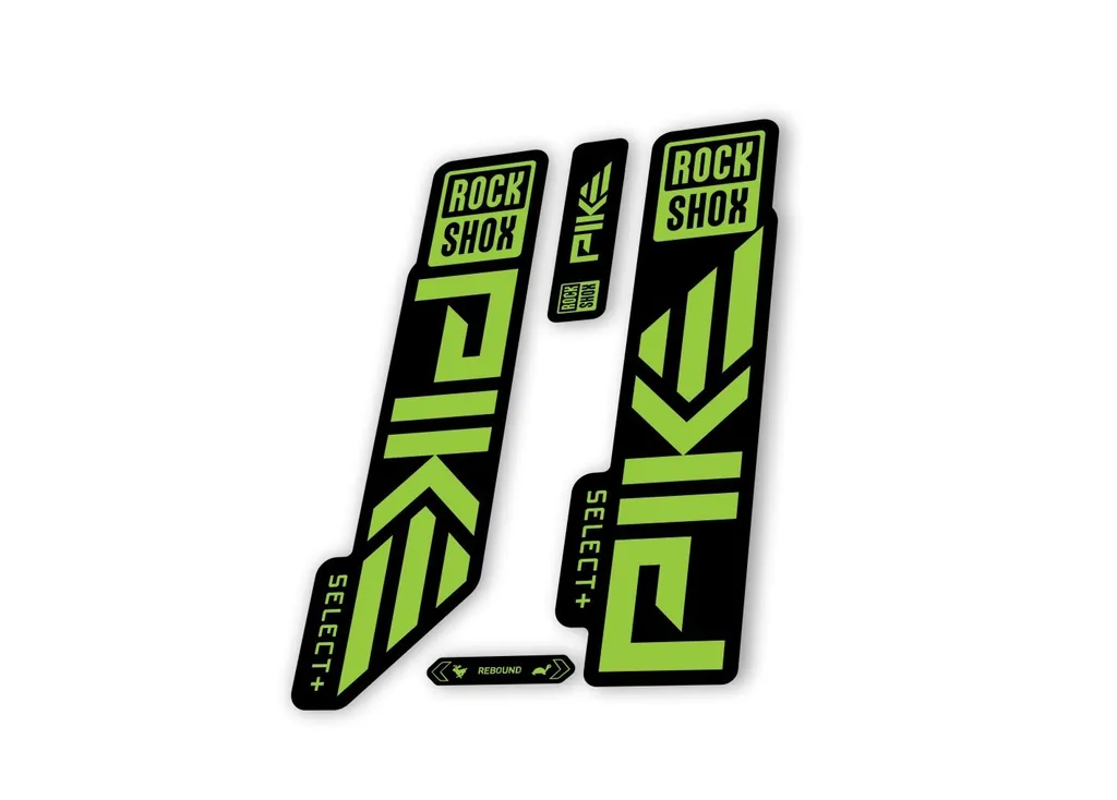 Rock Shox PIKE SELECT + Plus 2023 Mountain Bike Cycling Decal Sticker Green - 1