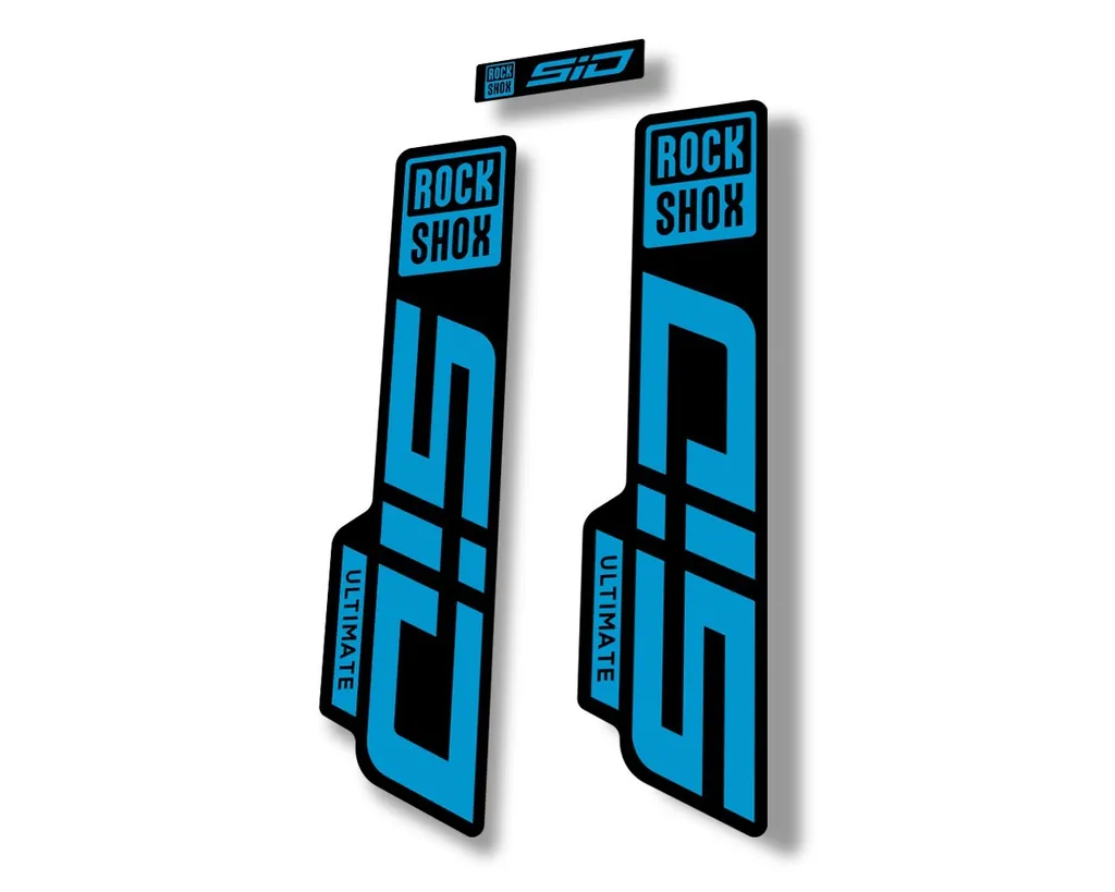 Rock Shox SID 2021 ULTIMATE Fork Decal Mountain Bike Cycling Sticker Blue - 1