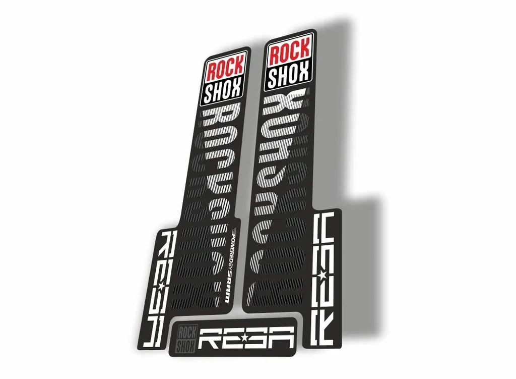 Rock Shox REBA 2018 Fork Decal Mountain Bike Cycling Sticker Adhesive Black #1 - 1