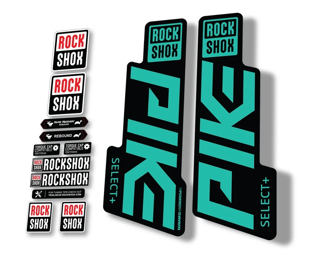 Rock Shox PIKE 2020 Select Plus + Mountain Bike Cycling Decal Sticker Dolphin - 1