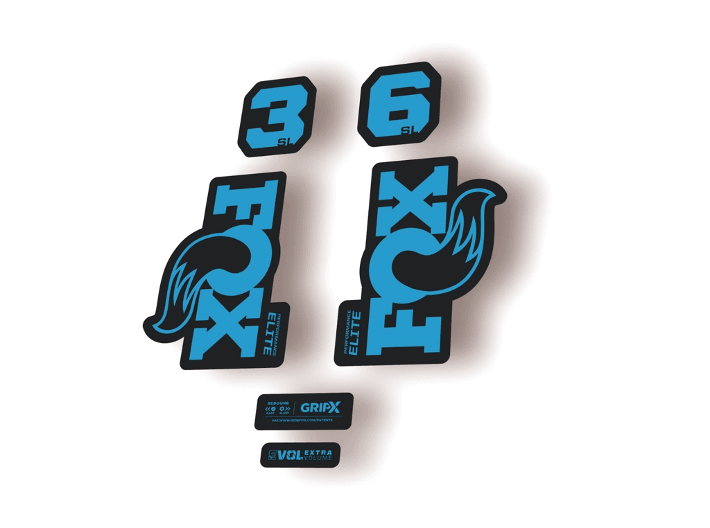 FOX 36 SL Elite 2026 Fork Factory Suspension Decal Sticker Adhesive Blue - 1