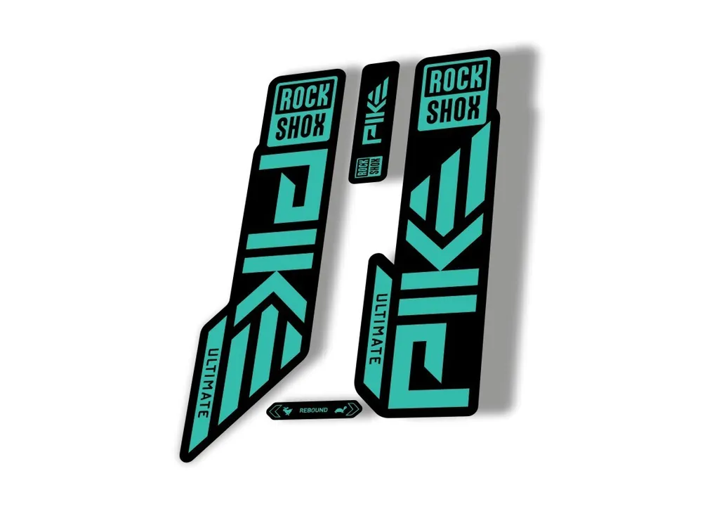 Rock Shox PIKE ULTIMATE 2023 Mountain Bike Cycling Decal Sticker Adhesiv Dolphin - 1