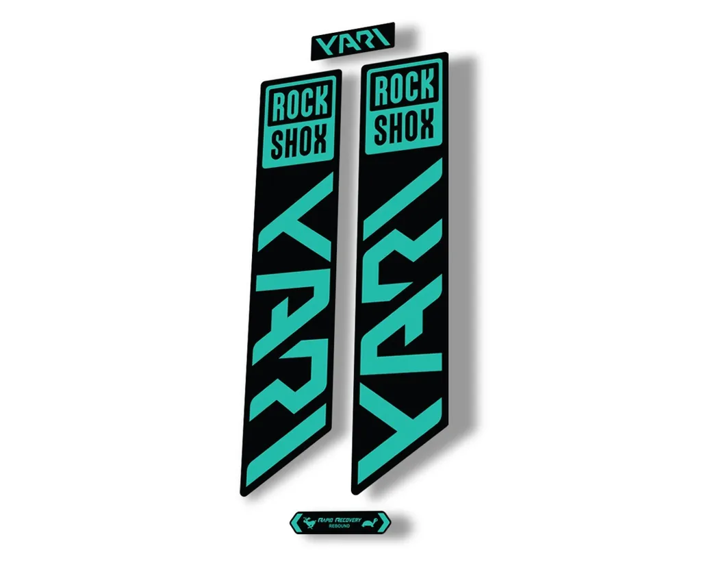 Rock Shox YARI 2021 Fork Decal Mountain Bike Cycling Sticker Adhesive Dolphin - 1