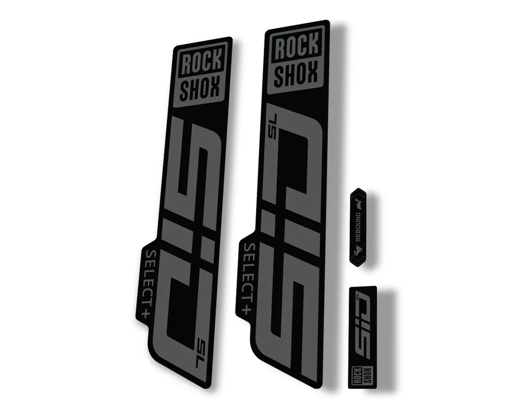 Rock Shox SID SL Select Plus 2021 Mountain Bike Cycling Decal Sticker Gray - 1