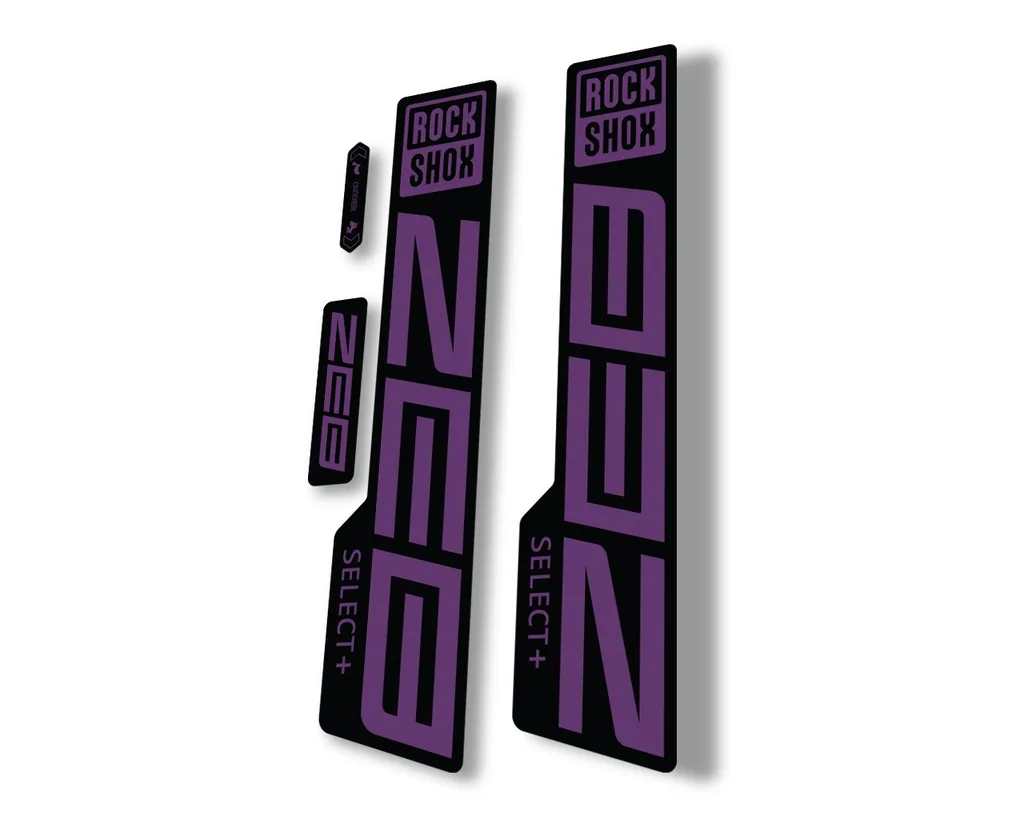 Rock Shox ZEB Select Plus 2021 Mountain Bike Cycling Decal Sticker Purple - 1
