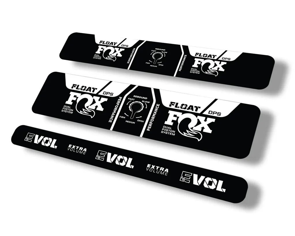 FOX Float DPS 2021 Performance Rear Shock Suspension Sticker Decal White - 1
