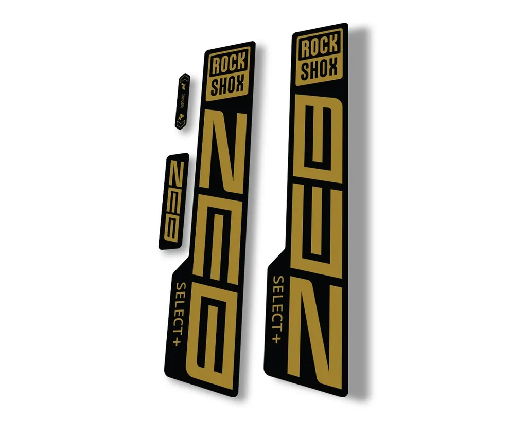 Rock Shox ZEB Select Plus 2021 Mountain Bike Cycling Decal Sticker Gold - 1