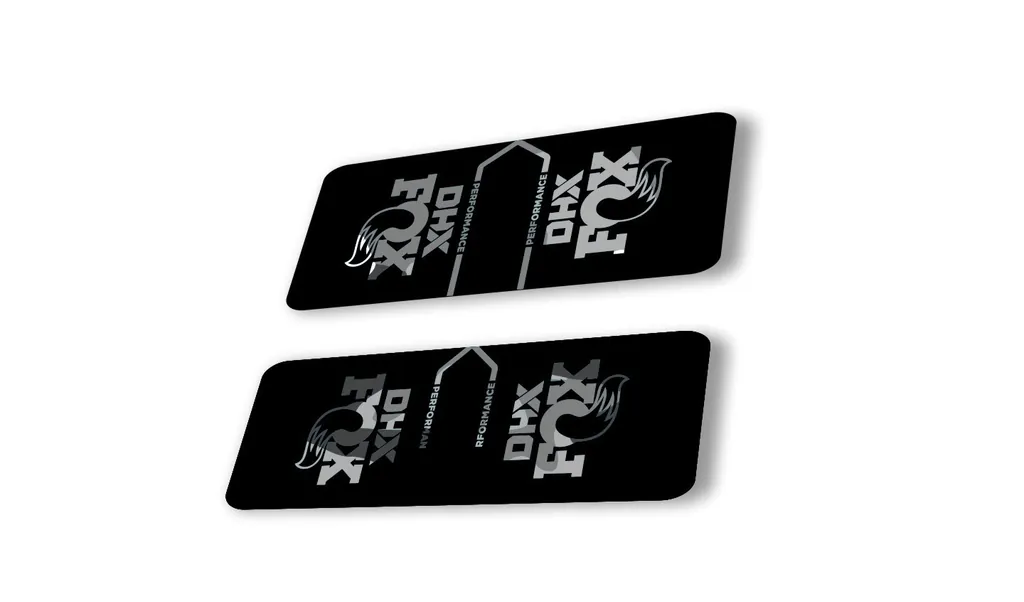 FOX DHX 2022 Performance Rear Shock Suspension Sticker Decal White Camo - 1