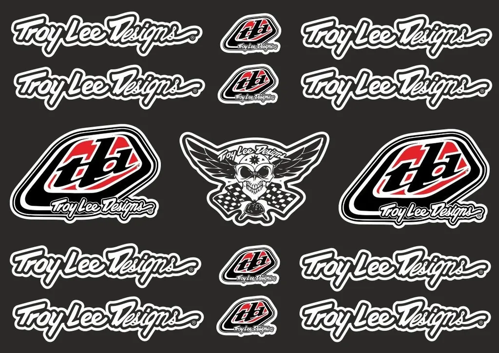 Troy Lee Designs Bike Bicycle Frame Decal Stickers Graphic Adhesive Set Vinyl #2 - 1