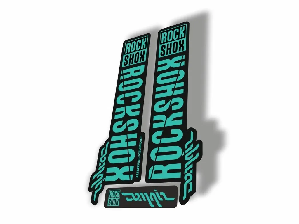 Rock Shox DOMAIN 2018 Fork Decal Mountain Bike Cycling Sticker Adhesive Dolphin - 1