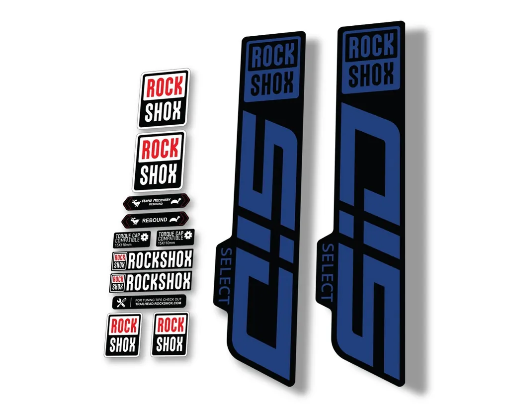 Rock Shox SID 2021 Select Mountain Bike Cycling Decal Sticker Adhesive D. Blue - 1