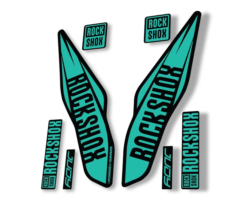Rock Shox Judy 2017 Fork Decal Bike Cycling Sticker Adhesive Dolphin - 1