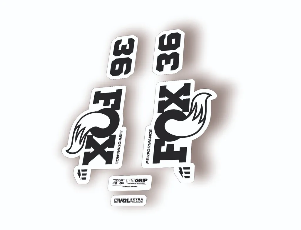 FOX 36 Performance E-Optimized 2026 Fork Factory Decal Sticker Adhesive Black - 1