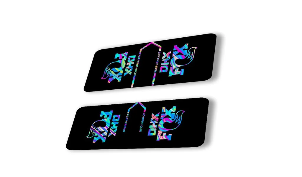 FOX DHX 2022 Performance Rear Shock Suspension Sticker Decal Oil Slick 1 - 1