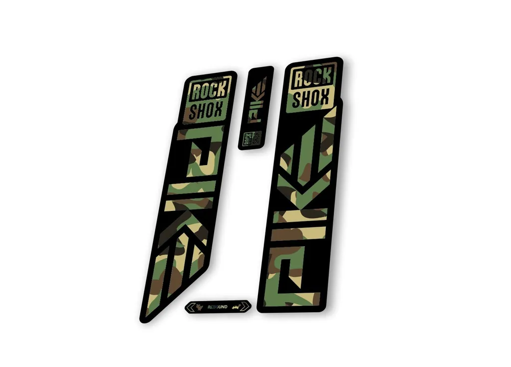 Rock Shox PIKE 2023 Mountain Bike Cycling Decal Sticker Adhesive Camo - 1