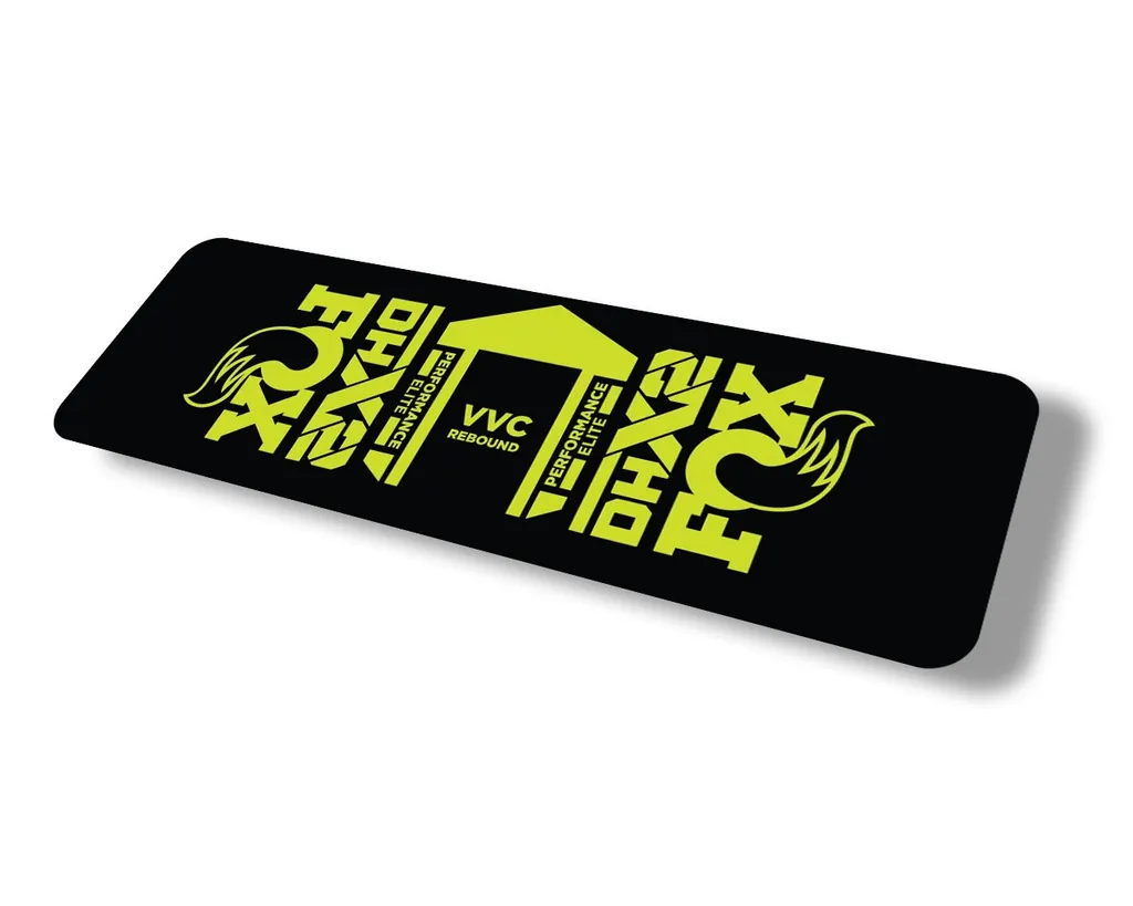 FOX Float 2021 DHX2 Elite Performance Rear Shock Sticker Decal Lime Green - 1