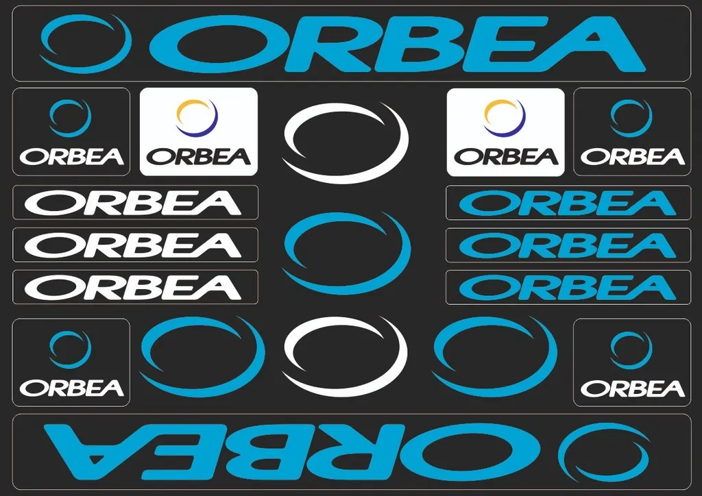 Bicycle Vinyl Stickers – Compatible with ORBEA Bikes – Blue - 1