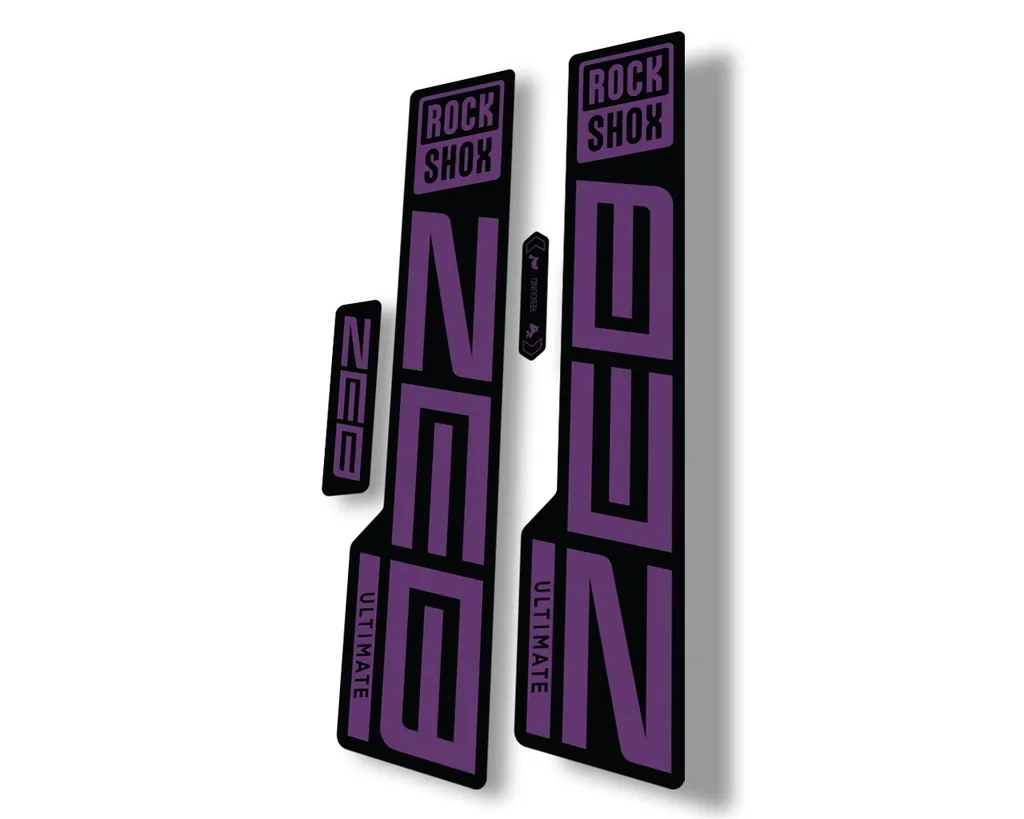 Rock Shox ZEB 2021 ULTIMATE Mountain Bike Cycling Decal Sticker Adhesive Purple - 1