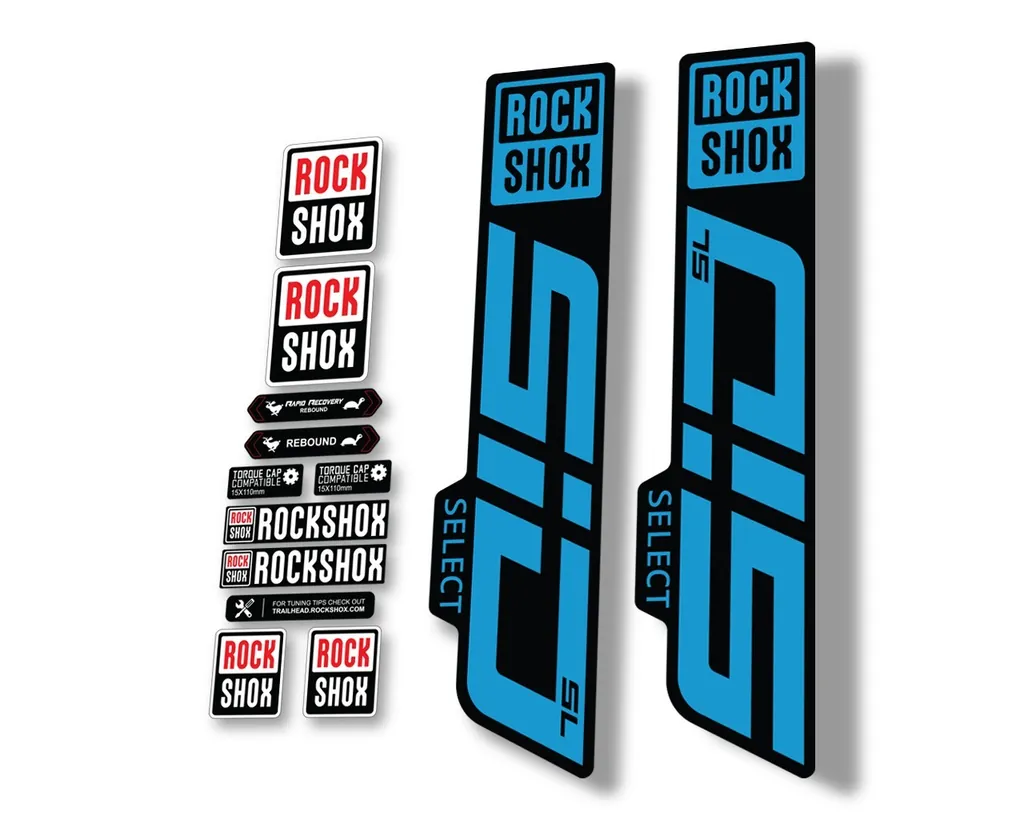 Rock Shox SID SELECT SL 2021 Fork Decal Mountain Bike Cycling Sticker Blue - 1