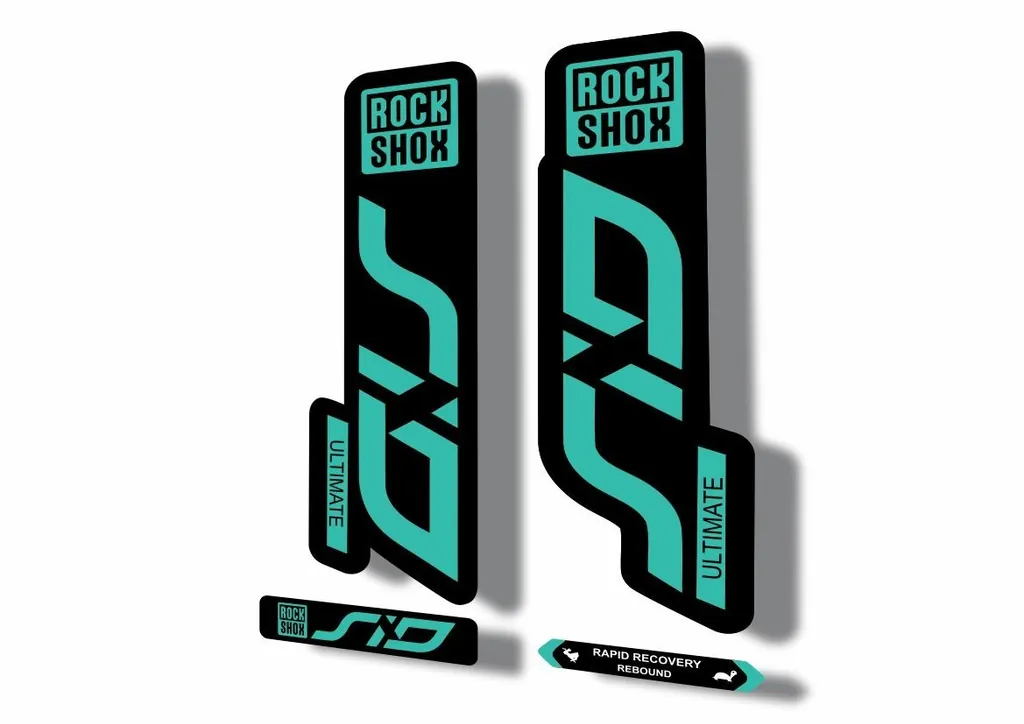 Rock Shox SID 2020 ULTIMATE Mountain Bike Cycling Decal Adhesive Sticker Dolphin - 1