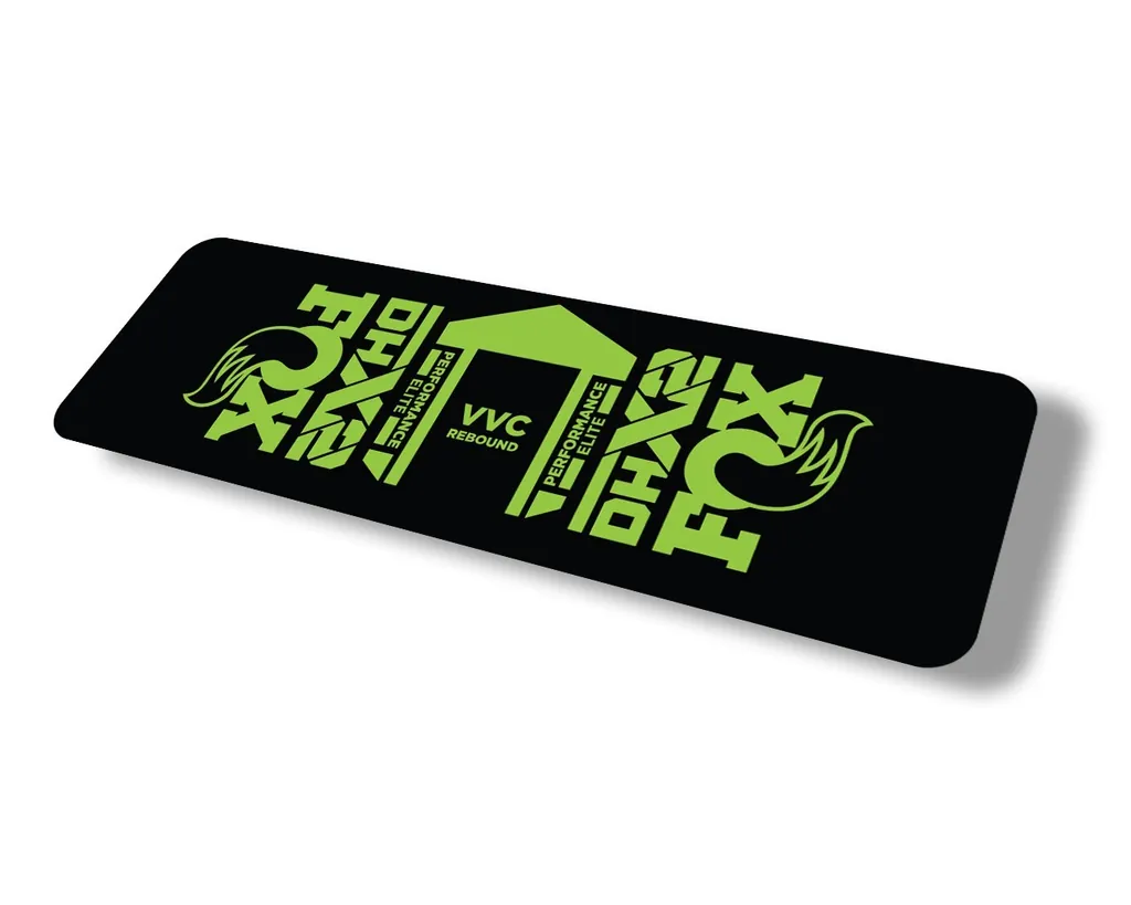 FOX Float 2021 DHX2 Elite Performance Rear Shock Suspension Sticker Decal Green - 1