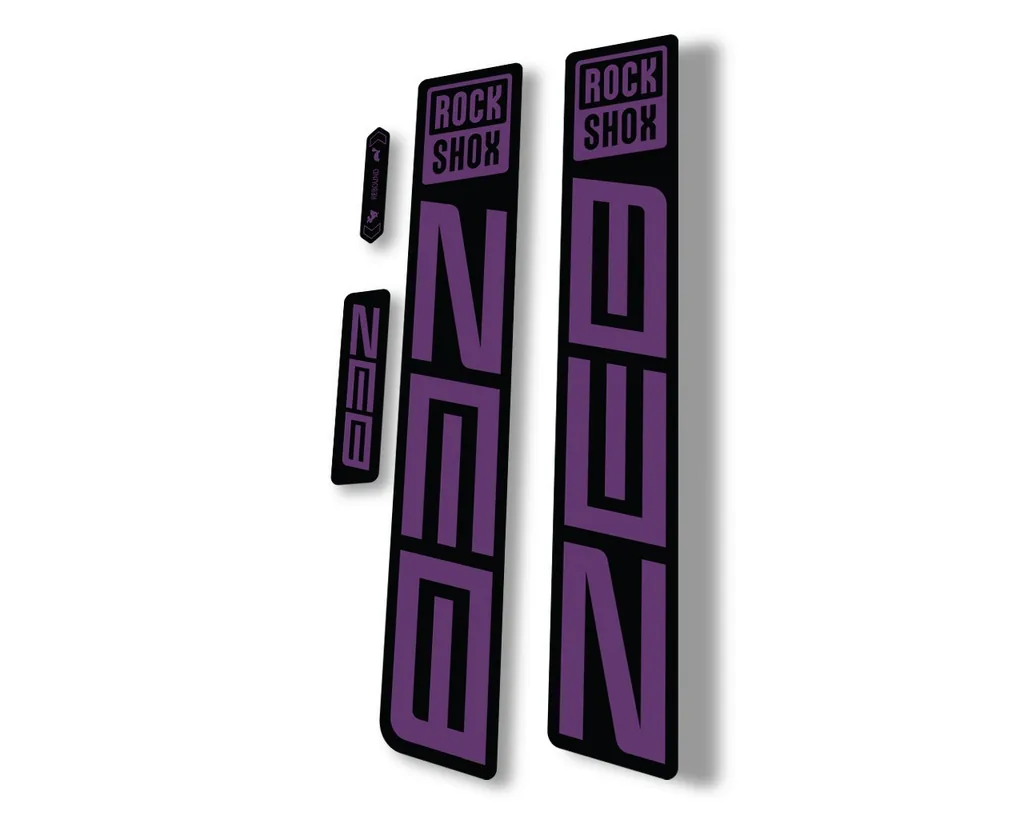 Rock Shox ZEB R 2021 Mountain Bike Cycling Decal Sticker Adhesive Purple - 1