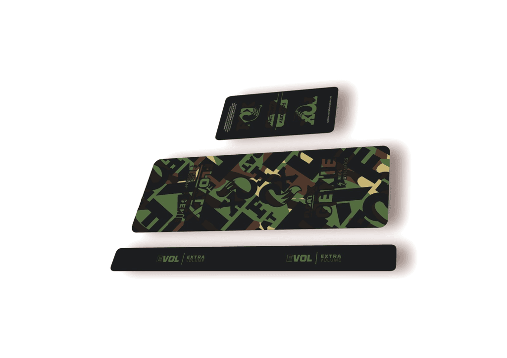 FOX Float X GENIE 2025 Rear Shock Decal Sticker Kit Adhesive Camo - 1
