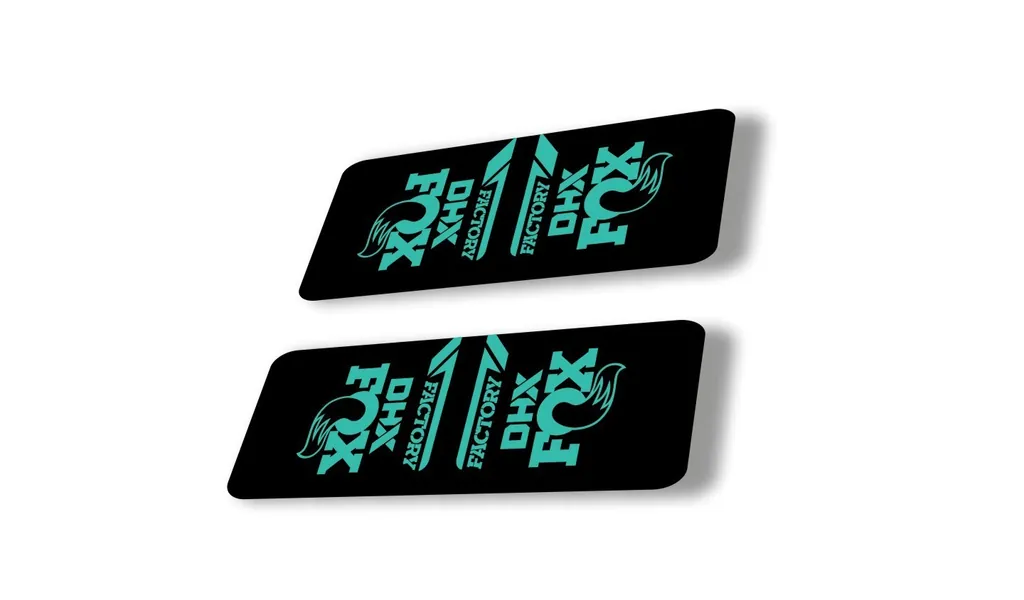 FOX DHX 2022 Factory Rear Shock Suspension Sticker Decal Adhesive Dolphin - 1