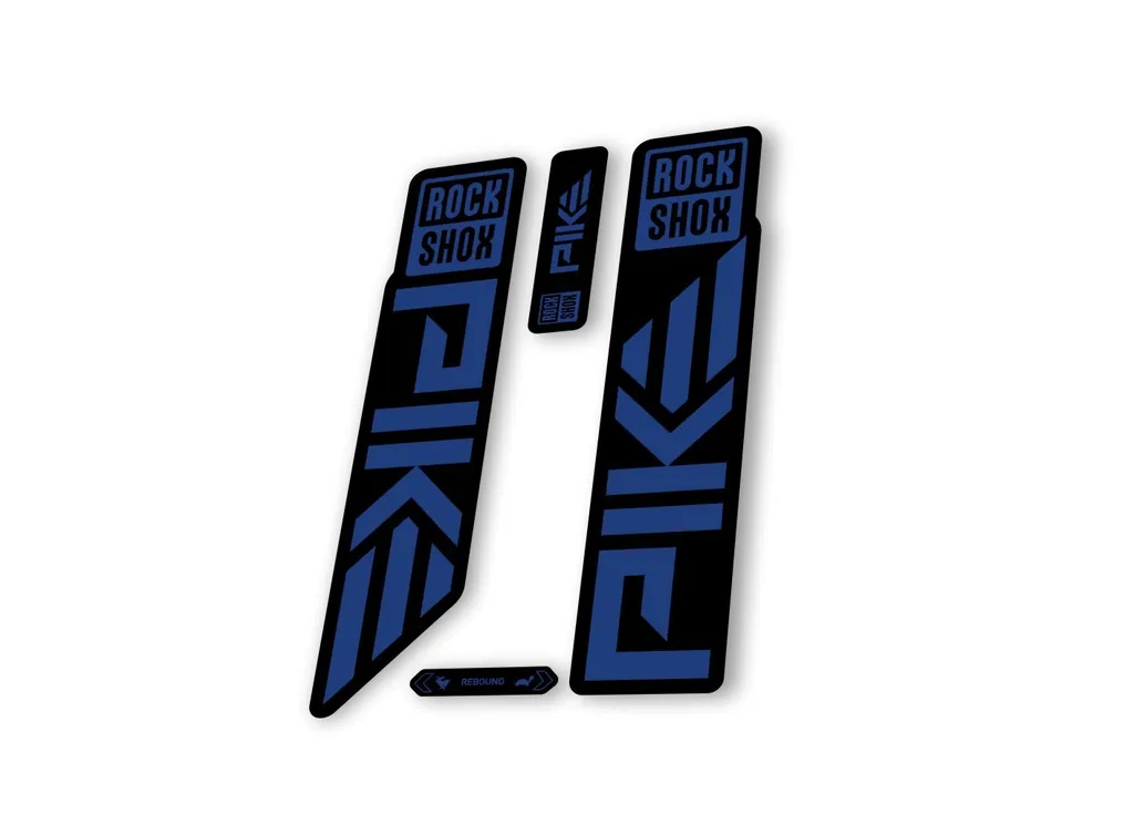 Rock Shox PIKE 2023 Mountain Bike Cycling Decal Sticker Adhesive Dark Blue - 1