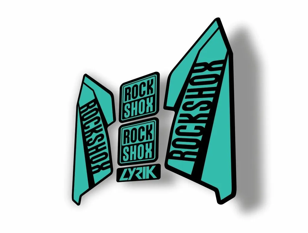 Rock Shox Lyrik 2016 Fork Decal Bike Cycling Sticker Dolphin - 1