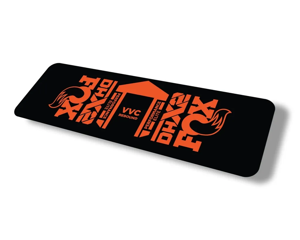FOX Float 2021 DHX2 Elite Performance Rear Shock Suspension Sticker Decal Orange - 1
