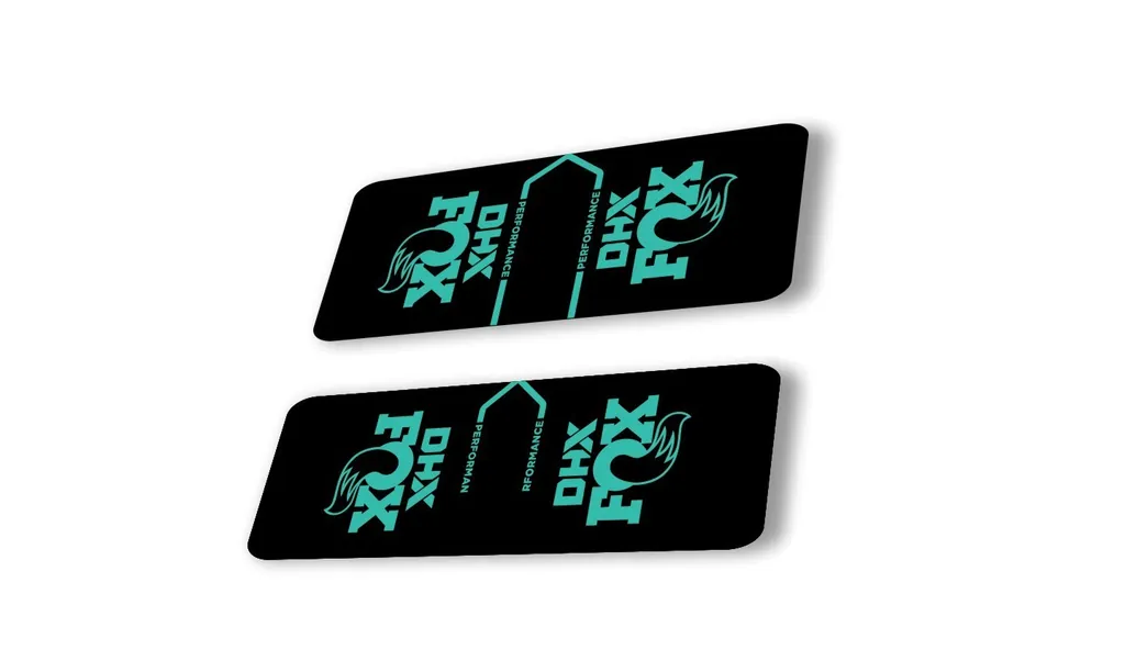 FOX DHX 2022 Performance Rear Shock Suspension Sticker Decal Adhesive Dolphin - 1