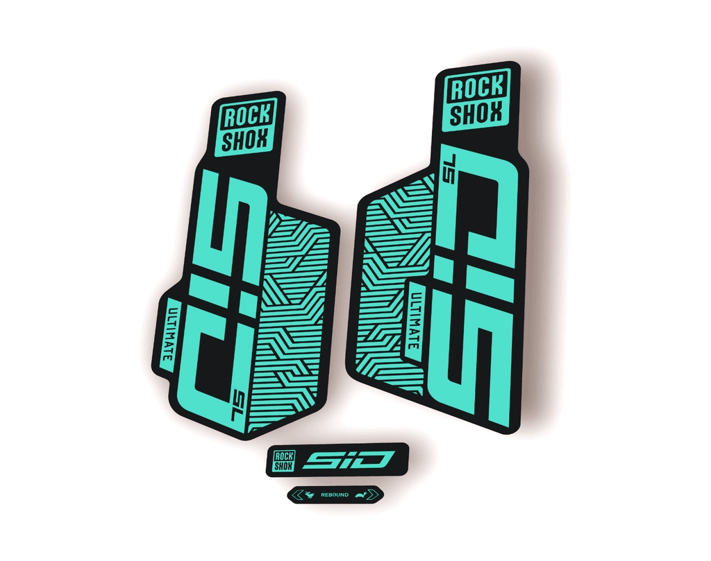 Rock Shox SID SL ULTIMATE 2025 Flight Attendant Bike Decal Sticker Dolphin - 1