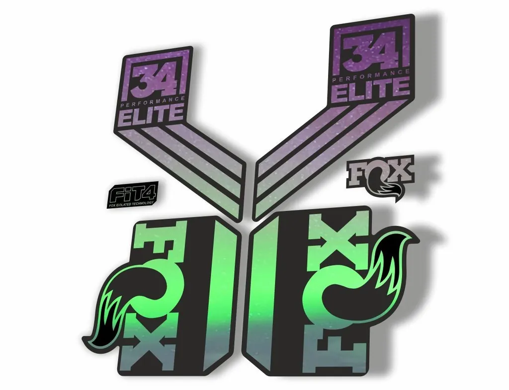 FOX 34 Elite Performance 2017-18 Fork Suspension Factory Decal Sticker N Lights - 1