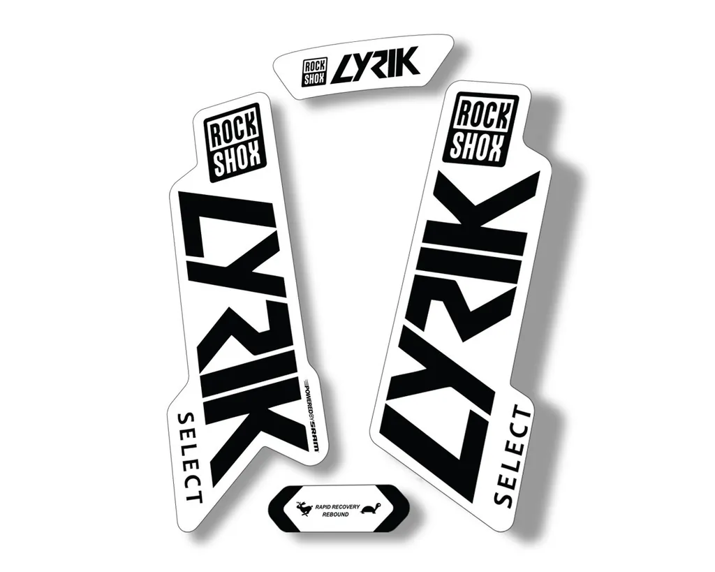 Rock Shox LYRIK 2020 ULTIMATE Mountain Bike Cycling Decal Sticker Black - 1