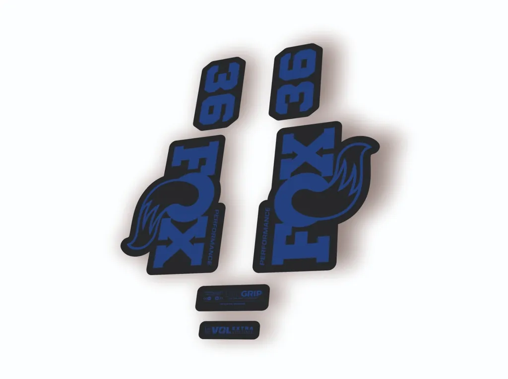 FOX 36 Performance 2026 Fork Factory Suspension Decal Sticker Adhesive Dark Blue - 1