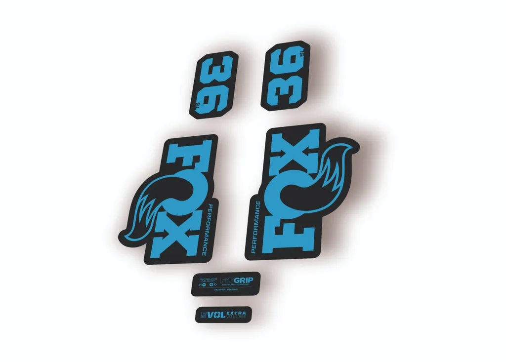 FOX 36 SL Performance Factory 2026 Fork Decal Sticker Adhesive Blue - 1