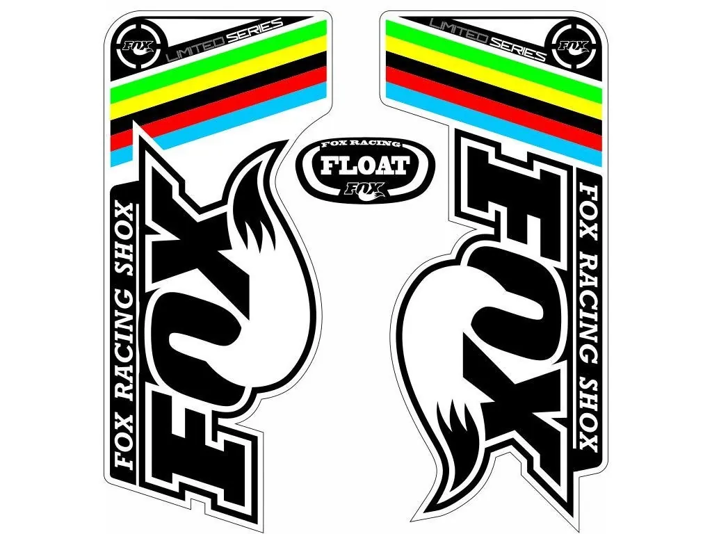 FOX 34 Limited Edition World Champion UCI Fork Decals Suspension Sticker - 1