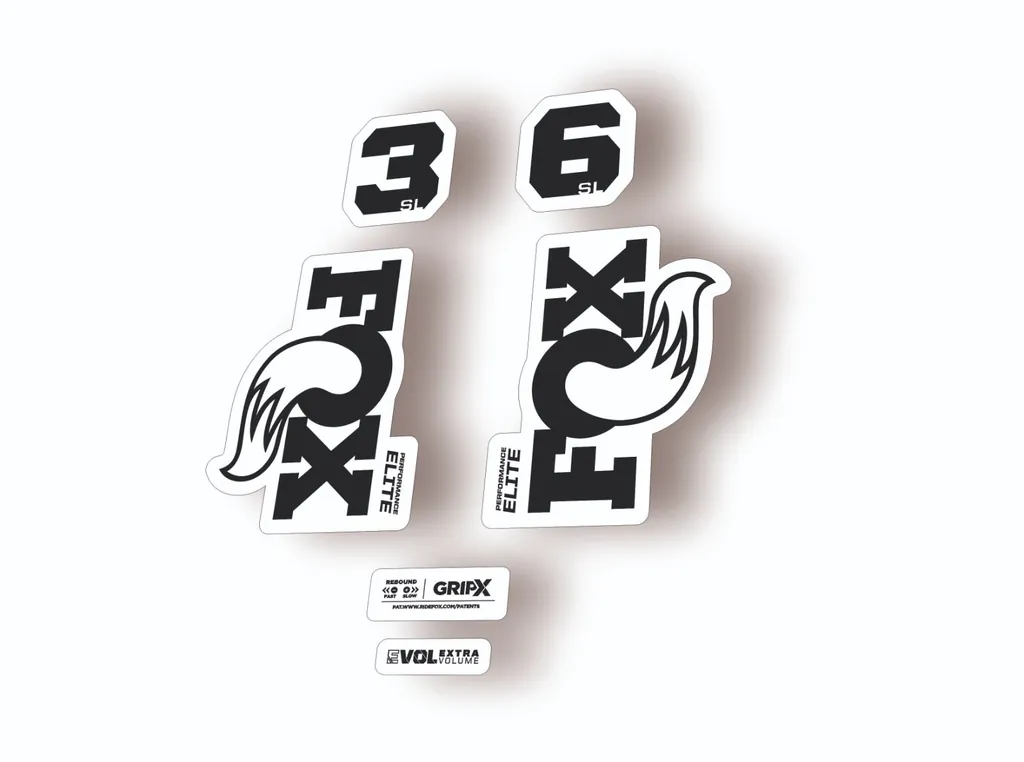 FOX 36 SL Elite 2026 Fork Factory Suspension Decal Sticker Adhesive Black - 1