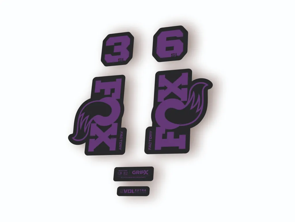 FOX 36 SL Factory 2026 Fork Decal Suspension Sticker Adhesive Purple - 1