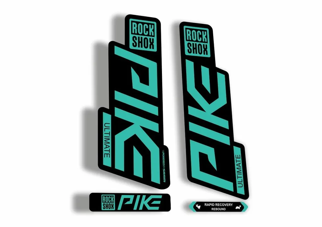 Rock Shox PIKE 2020 ULTIMATE Mountain Bike Cycling Fork Decal Sticker Dolphin - 1