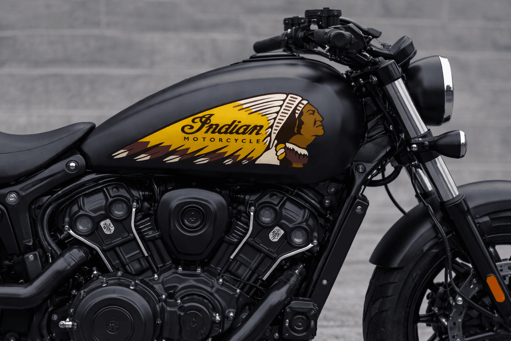 Indian Motorcycle War Bonnet Tank Decal Sticker Set Premium Vinyl UV - 1