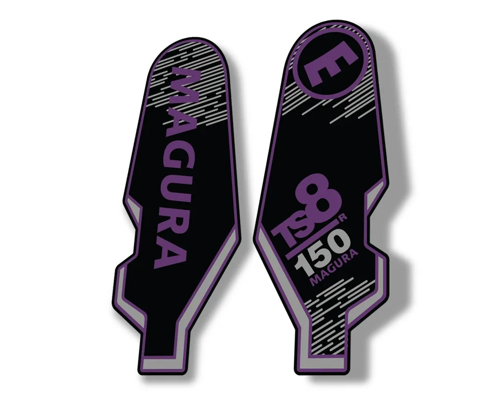 MAGURA TS8 R 150 2013 Suspension Decal Kit Sticker Adhesive Aufkleber Purple - 1