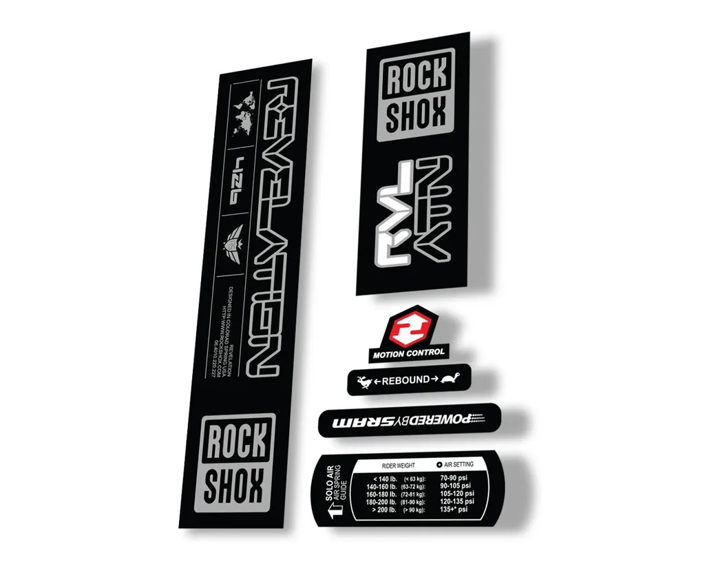 Rock Shox REVELATION RVL ATN Fork Decal Mountain Bike Cycling Sticker Adhesive - 1
